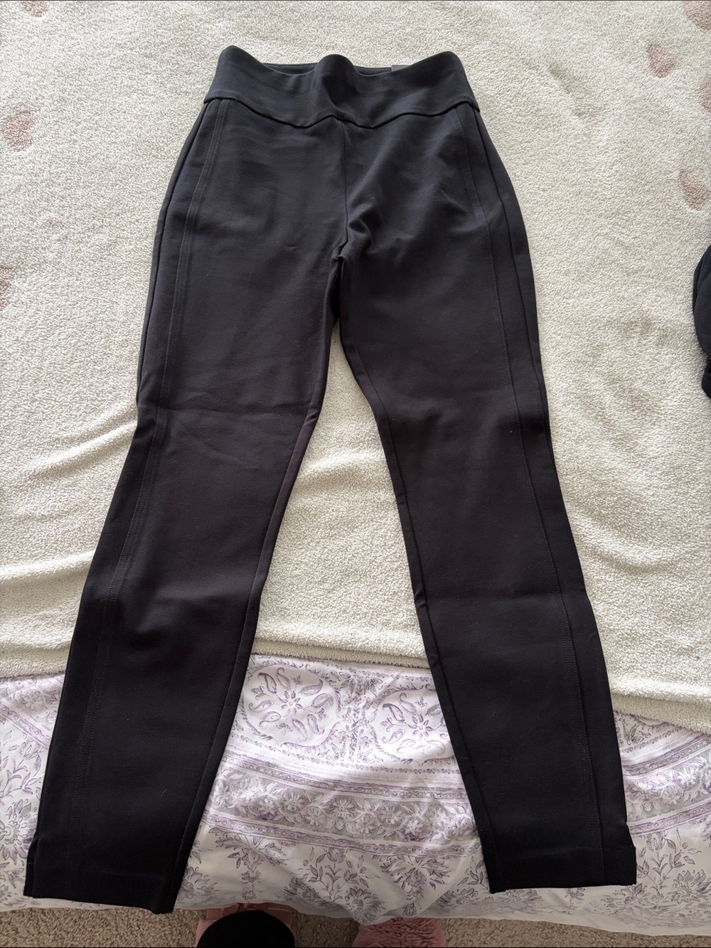 Express Black Ponte Leggings with High Waist
